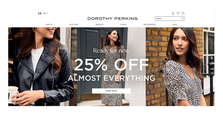 Ecommerce e Facebook Ads Dorothy Perkins